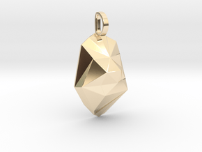 iceberg pendant in 14K Yellow Gold