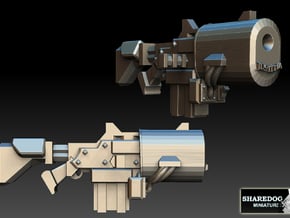 Weaponswapper Series: Gauss Rifles in White Natural Versatile Plastic