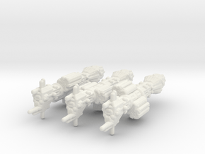 EA Omega Class Destroyer 1/50000 Attack Wing x3 in White Natural Versatile Plastic