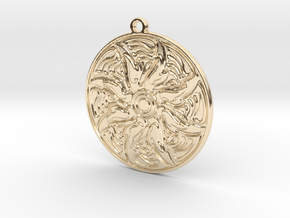 Mandala in 14k Gold Plated Brass: Small