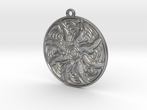 Mandala in Natural Silver: Small