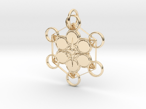 Source Light Unity Pendant in 14k Gold Plated Brass