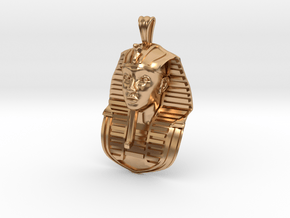 Egyptian Pharaoh in Polished Bronze