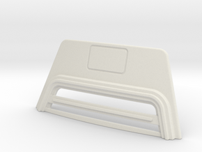 DO-Grille-Trapezium-1op24 in White Natural Versatile Plastic