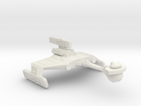 3788 Scale Klingon D5WDK Drone Bombardment Cruiser in White Natural Versatile Plastic