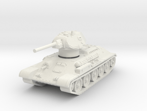 T-34-76 1941 fact. 183 late 1/76 in White Natural Versatile Plastic