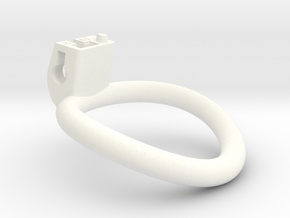 Cherry Keeper Ring - 46mm +8° in White Processed Versatile Plastic