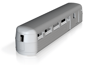 sj100-ucf05-ng-railcar-trailer-coach in Tan Fine Detail Plastic