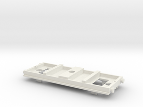 TOMY-Trackmaster Small Coach Conversion Base in White Natural Versatile Plastic