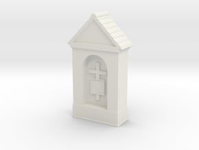 Small Chapel 1/48 in White Natural Versatile Plastic