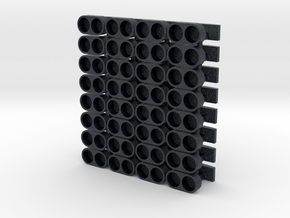 32 ganci magnetici per magneti 2mm∅ x 1mm spessore in Black PA12