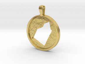 The Town of Acton in Polished Brass