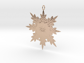 Snowflake in 14k Rose Gold: Small