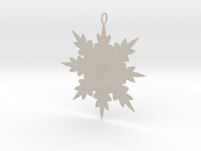 Snowflake in Natural Sandstone: Small