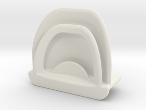 Page holder for the top of the monitor in White Natural Versatile Plastic