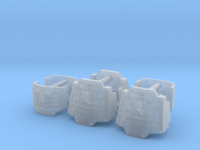 Commission 175 DW Dreads shoulder pads x6 in Smooth Fine Detail Plastic