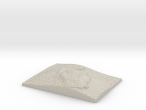 Model of Vulcano in Natural Sandstone