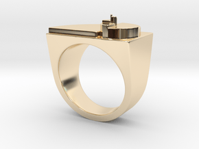 Golden Ratio Ring in 14K Yellow Gold: 8 / 56.75