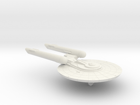 3788 Scale Federation Medium Cruiser (CM) WEM in White Natural Versatile Plastic