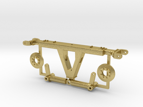 (1) GREEN SINGLE ROTOR COMBINE REAR AXLE in Natural Brass