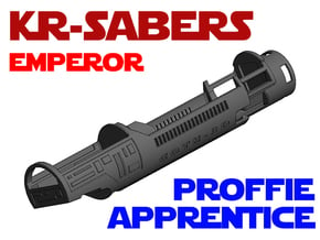 KR-Sabers Emperor - Apprentice Chassis Proffie in White Natural Versatile Plastic