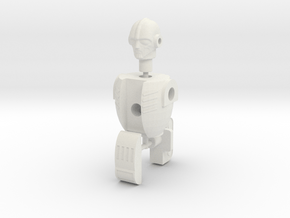 Robotman George in White Natural Versatile Plastic: d00