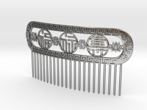 Comb in Natural Silver