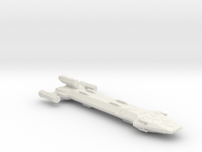 3125 Scale Hydran X-Ship Dragoon-X Heavy Cruiser in White Natural Versatile Plastic