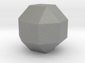 Rhombicuboctahedron - 1 Inch - Rounded V1 in Gray PA12