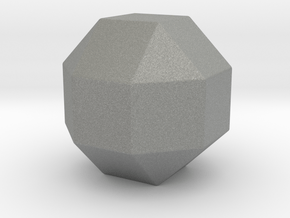 Rhombicuboctahedron - 1 Inch - Rounded V2 in Gray PA12