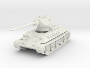 T-34-57 1941 fact. 183 late 1/76 in White Natural Versatile Plastic