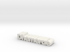 Dhemerae in White Natural Versatile Plastic