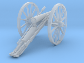 Swedish Field Cannon 1863 in Tan Fine Detail Plastic