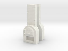 Brick Oven (x2) 1/120 in White Natural Versatile Plastic