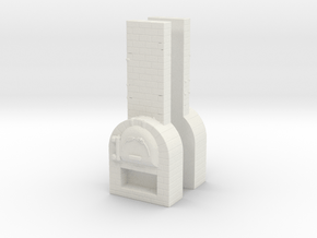 Brick Oven (x2) 1/144 in White Natural Versatile Plastic