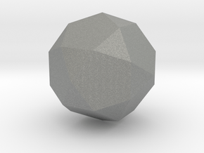 Icosidodecahedron - 1 Inch in Gray PA12