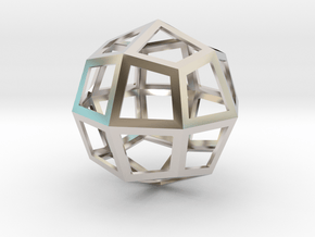 Icositehedron Pendant in Platinum