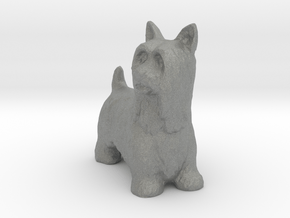 O Scale Scottish Terrier in Gray PA12