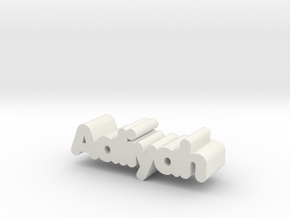 Aaliyah in White Natural Versatile Plastic