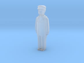 Capsule Worker Standing in Tan Fine Detail Plastic