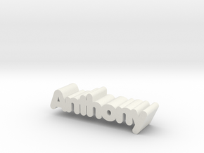 Anthony in White Natural Versatile Plastic