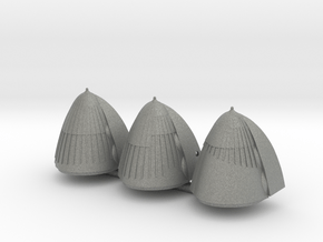 Nobile N Series Nose Cone Set 1:700 scale in Gray PA12