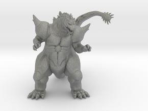Super Godzilla 66mm kaiju monster miniature model in Gray PA12