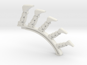 Electricity spine in White Natural Versatile Plastic