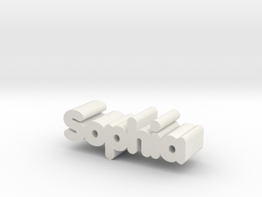 Sophia in White Natural Versatile Plastic