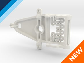 Sidewinder Small Can Reverse motor mount in White Natural Versatile Plastic