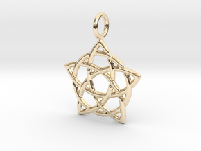 Creator Pendant in 14k Gold Plated Brass