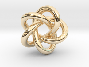 5 Infinity Knot in 14K Yellow Gold