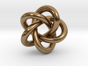 5 Infinity Knot in Natural Brass