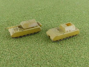 Porsche Type 205 Super Heavy Tank "Maus" 1/285 in Tan Fine Detail Plastic